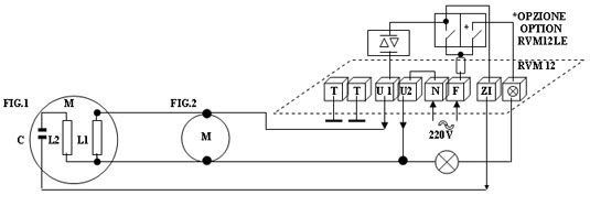 schema di collegamento rvm12e